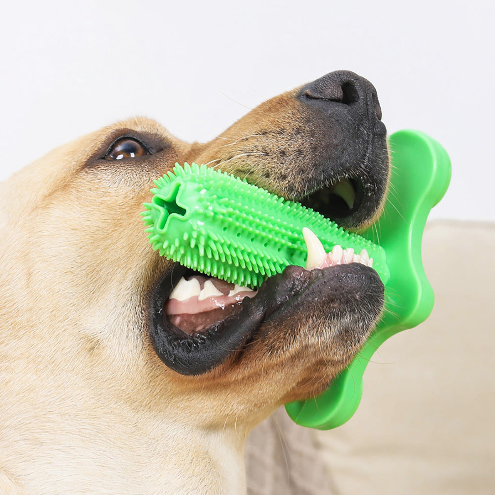 Dog tooth cleaning brush