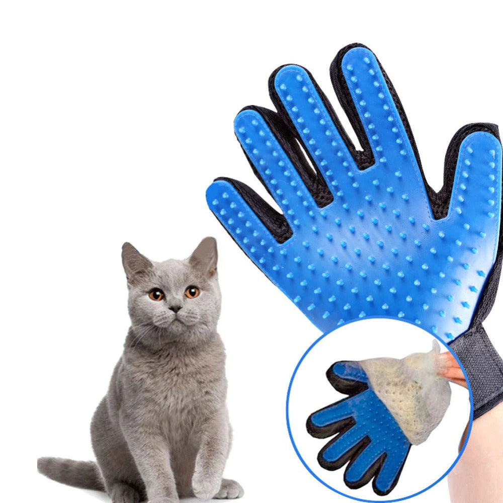 Glove for cleaning pet hair